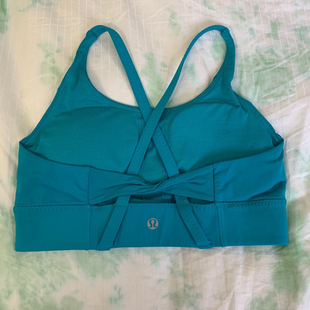 Lululemon Teal Sports Bra Size 4